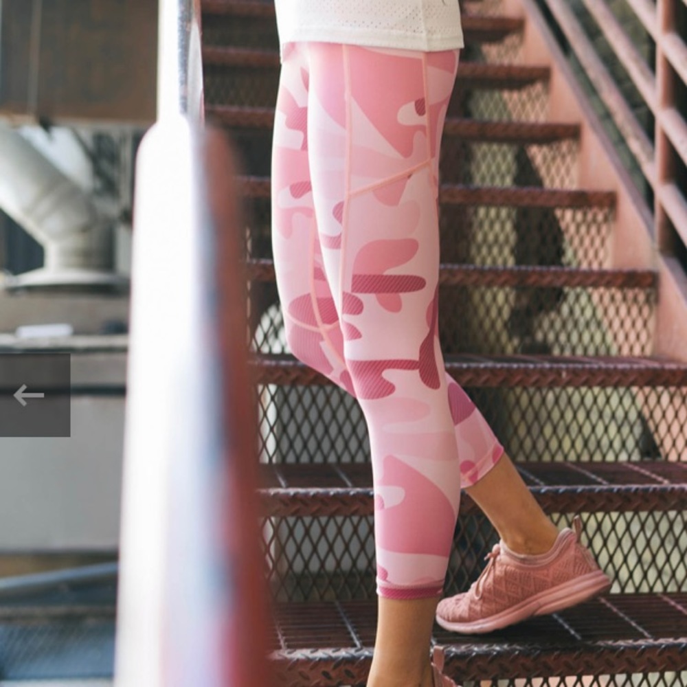 Pink Camo Zyia Capris